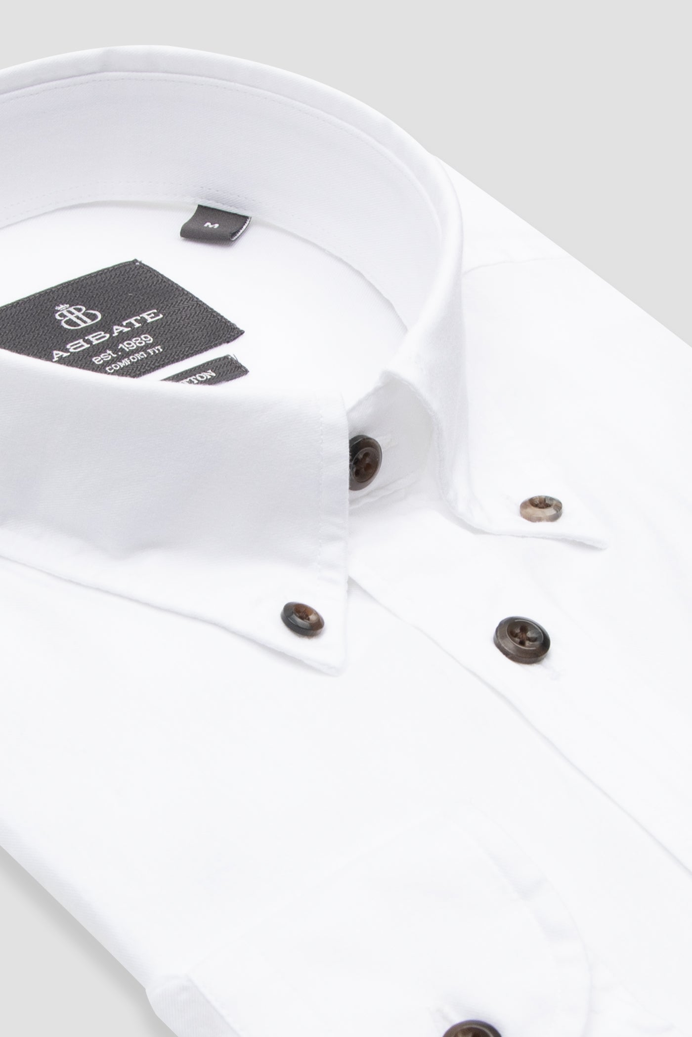 MARIO POPLİN COMFORT FIT BEYAZ DÜĞMELİ YAKA ERKEK GÖMLEK
