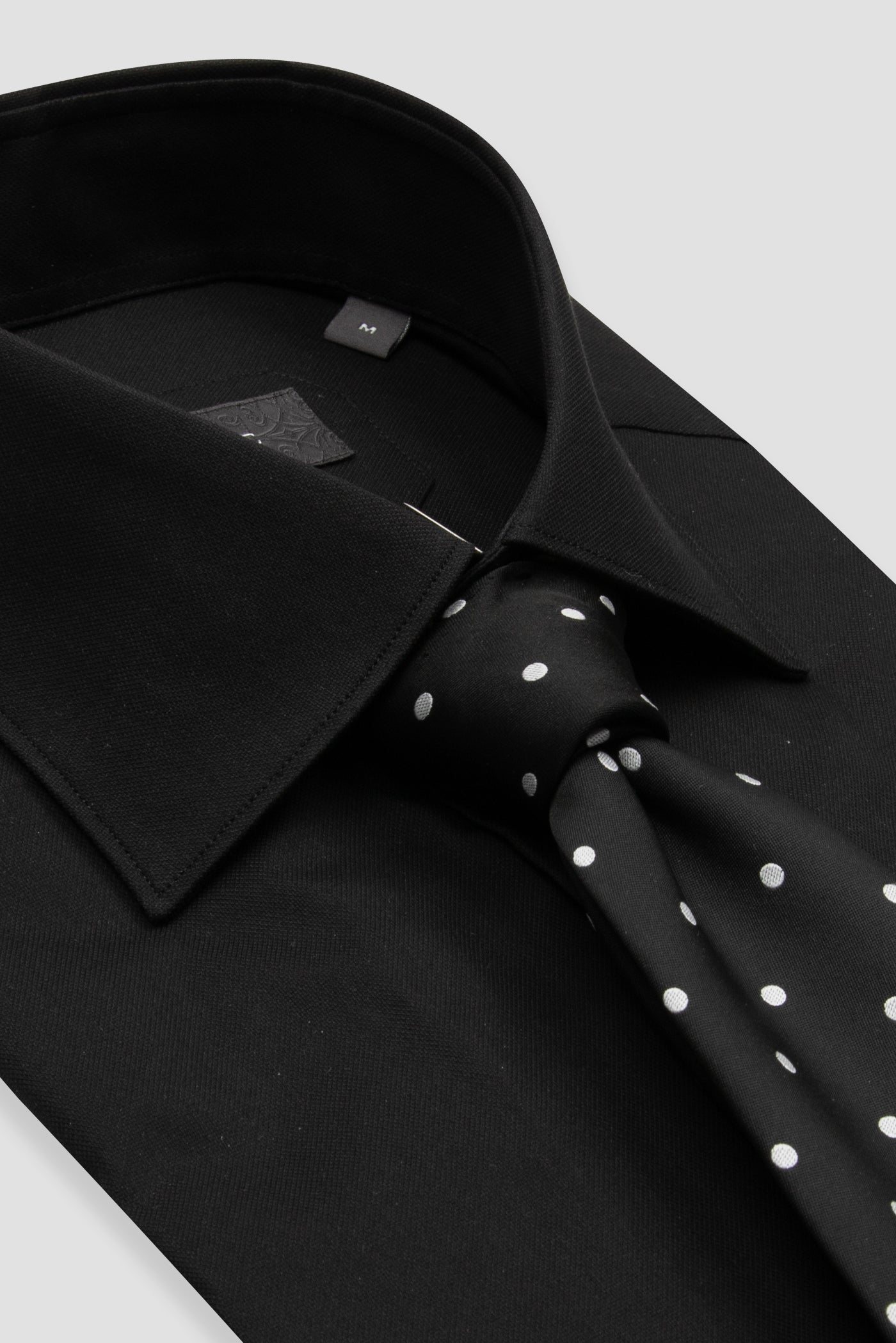 SARTORIA POPLİN STRETCH SLIM FIT SİYAH KLASİK YAKA ERKEK GÖMLEK