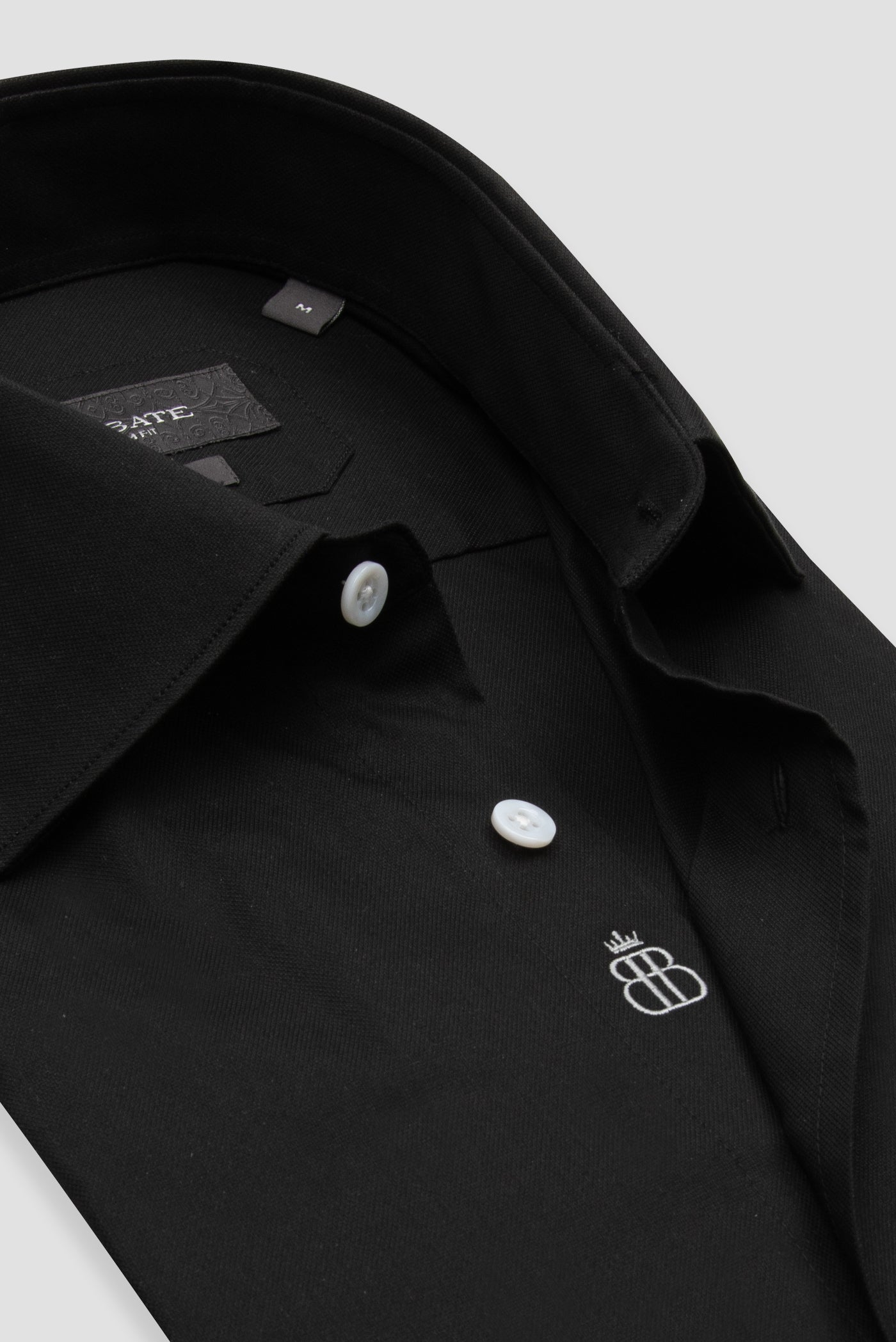 SARTORIA POPLİN STRETCH SLIM FIT SİYAH KLASİK YAKA ERKEK GÖMLEK