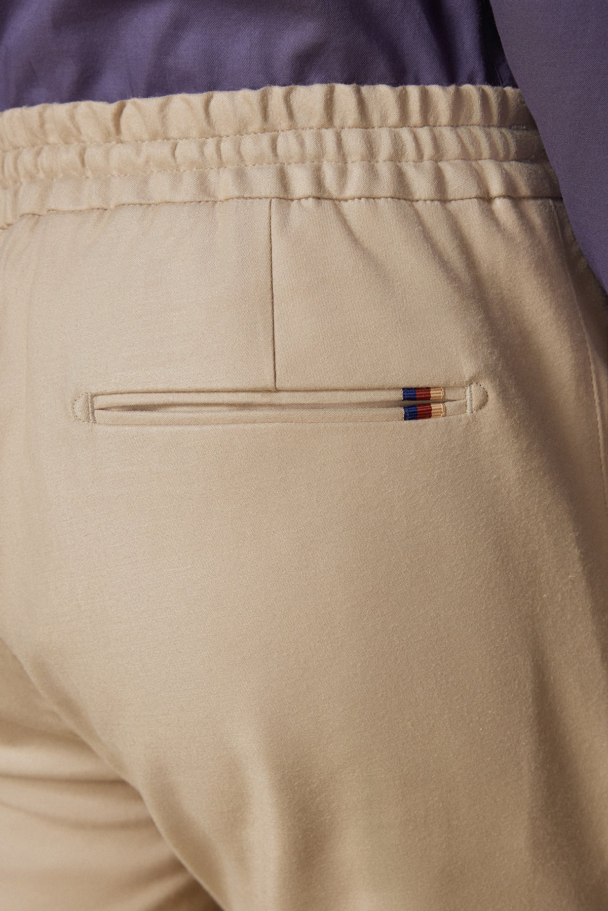 Bej Düz Taılored Fıt Soft Pantolon