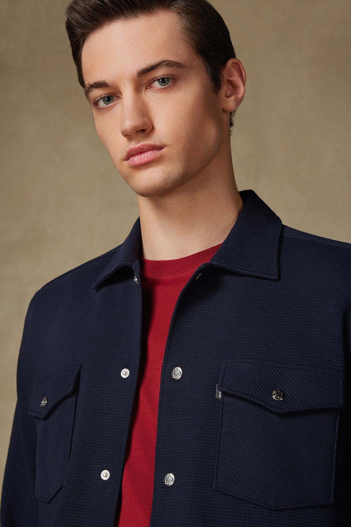 URBANO ARMÜR OVERSHIRT LACİVERT KLASİK YAKA ERKEK GÖMLEK