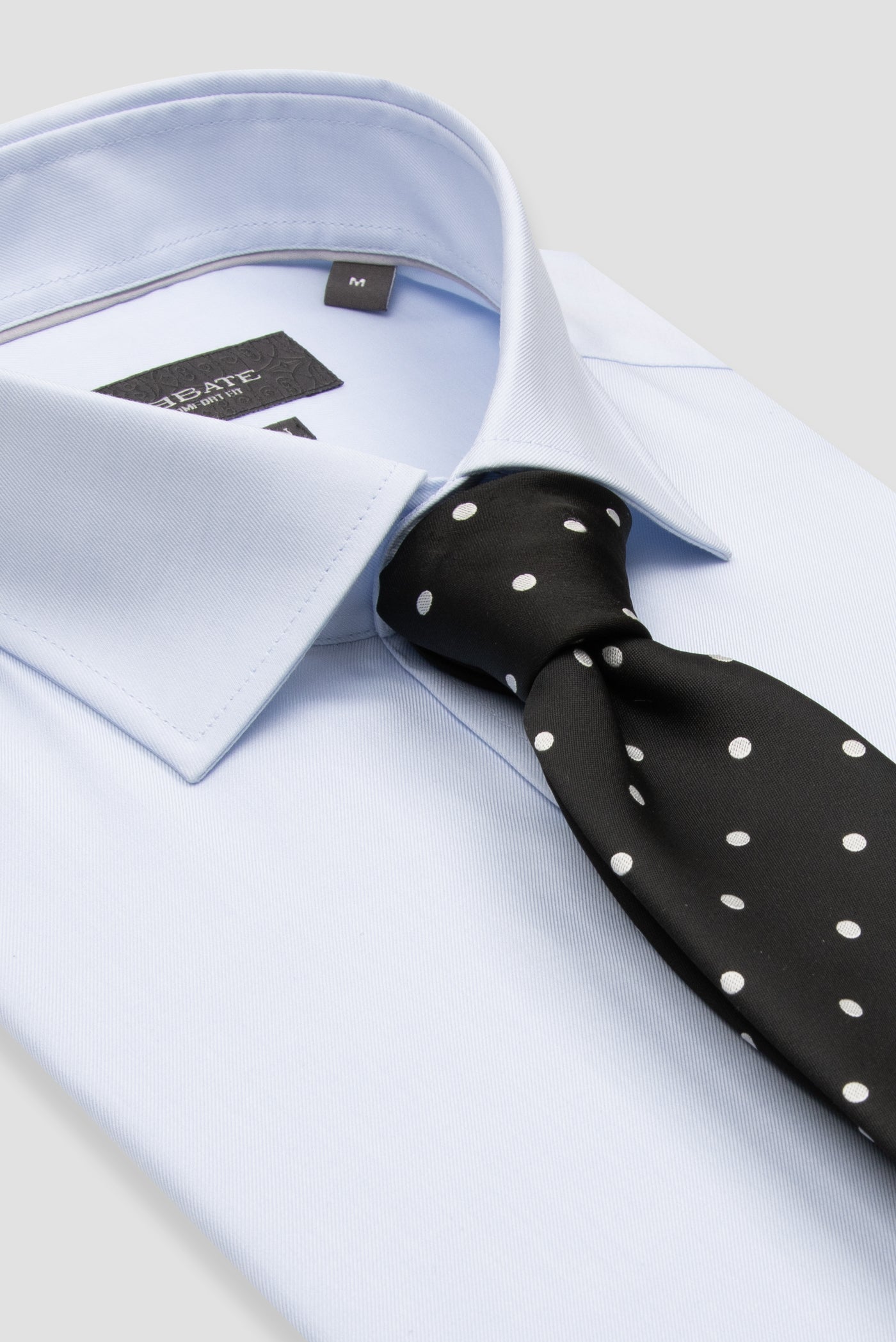 Fabıo Non-Iron Twıll Pamuklu Comfort Fıt Mavi Klasik Yaka Erkek Gömlek