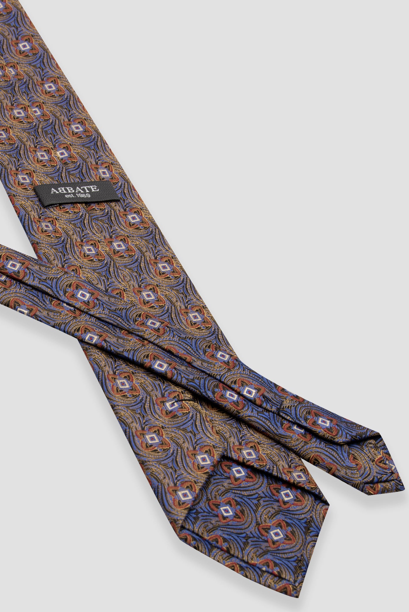 Sarı Geometrik Desen Kravat